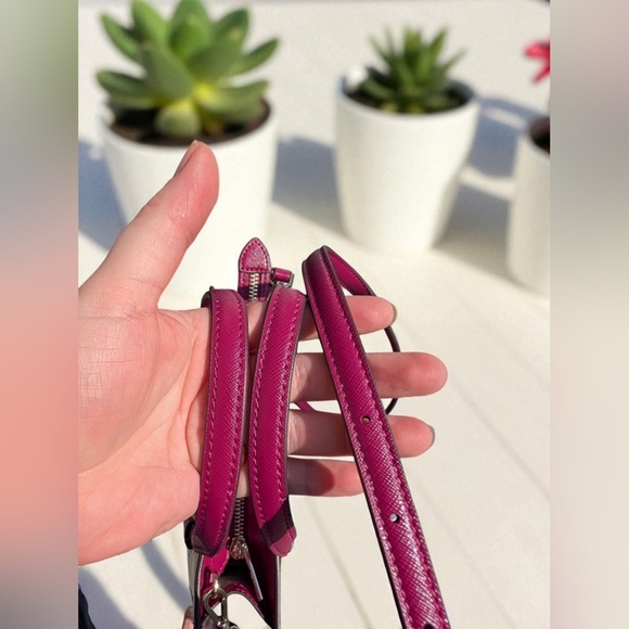 Kate Spade Kenzie Small Tote Dark Raspberry (New) - Picture 9 of 10